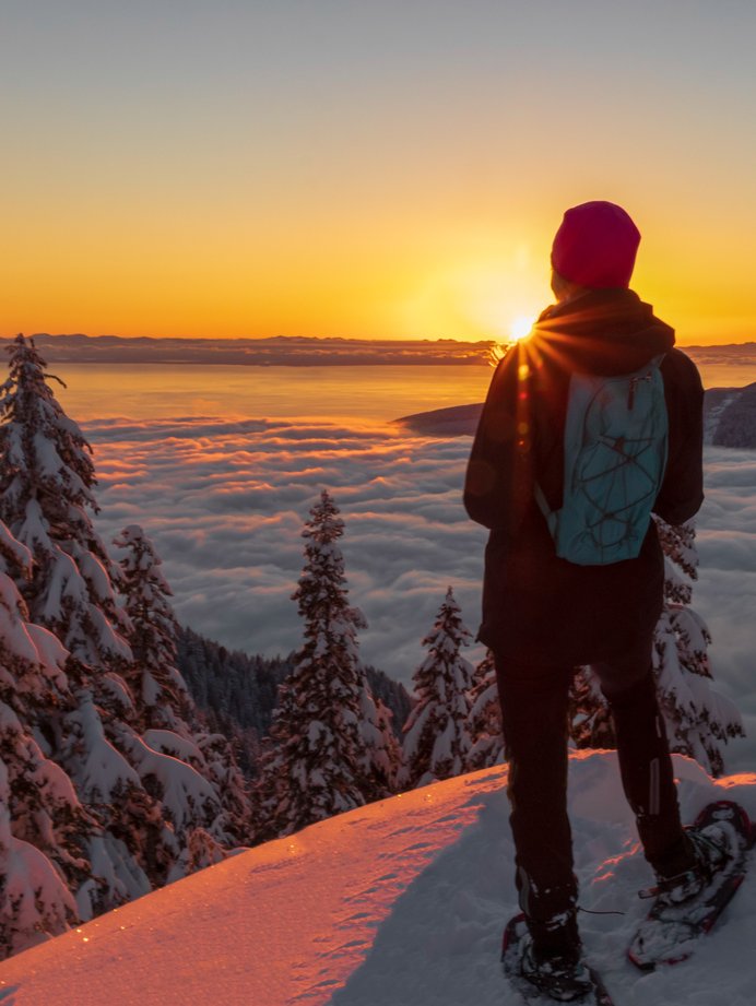 Snowshoeing